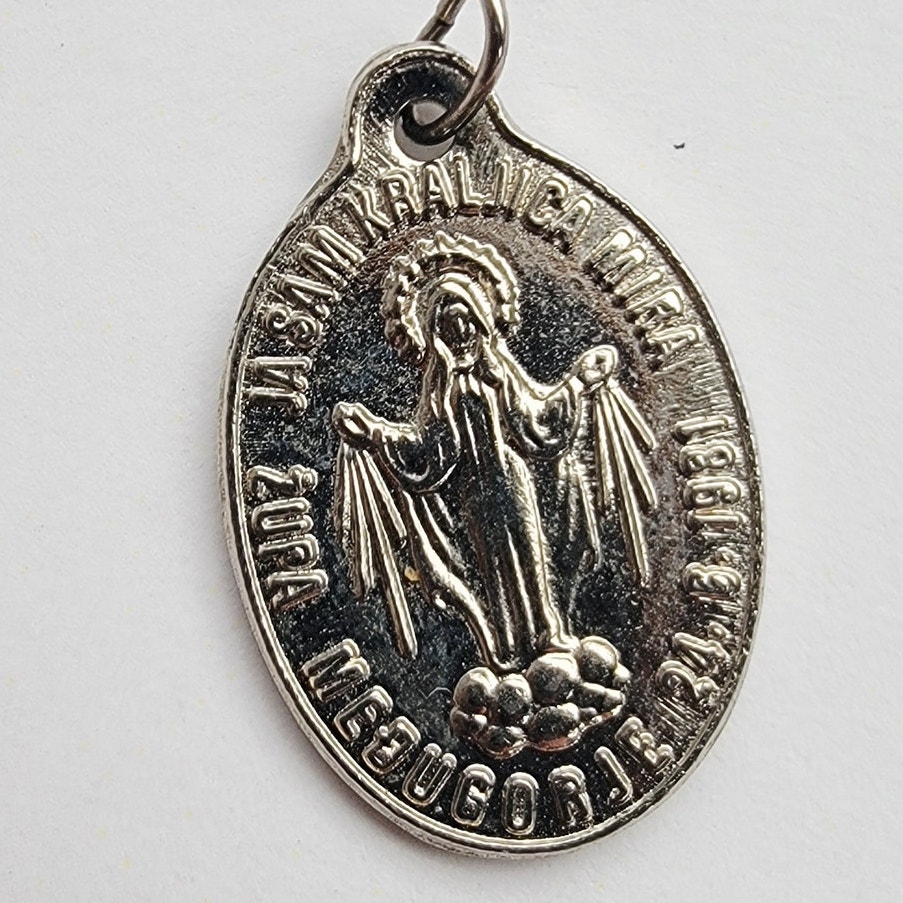 Charm Jewelry Miraculous Medal Pendant Virgin Mary Catholic Faith Charm 10$